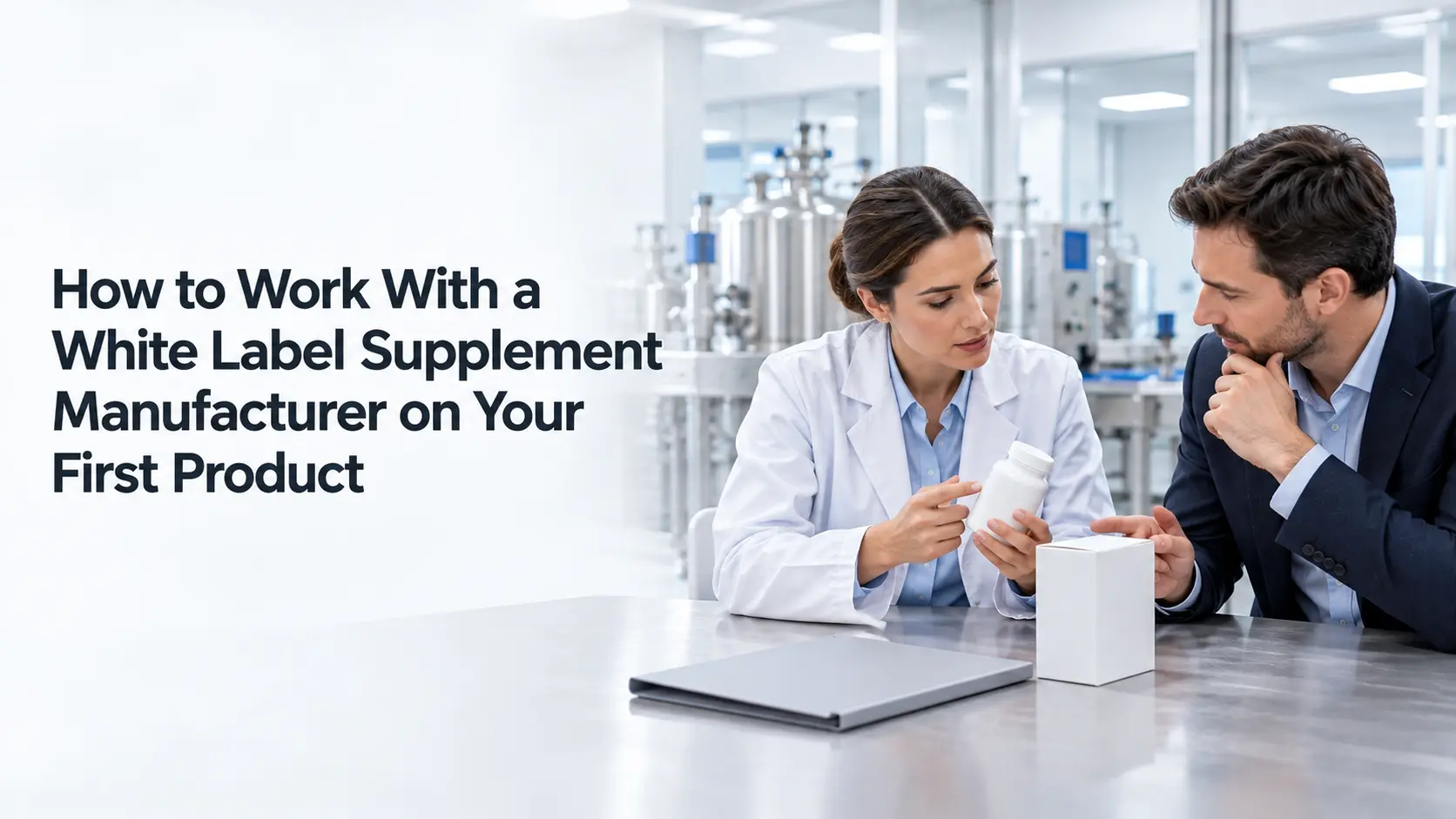 How to Work With a White Label Supplement Manufacturer on Your First Product